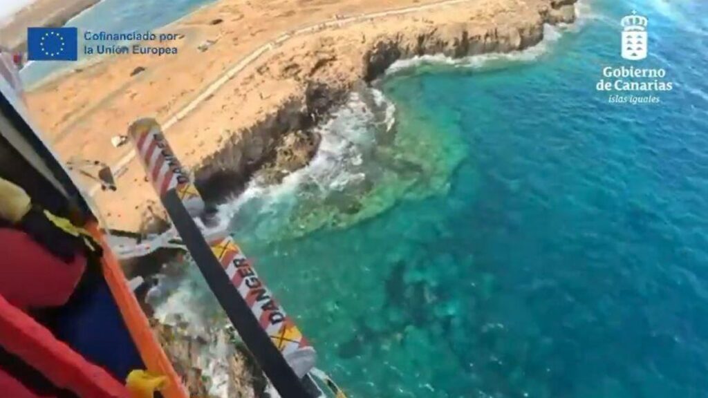 sauvetage baigneur fuerteventura hypothermie