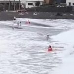 sauvetage playa jardin baigneur bandera roja