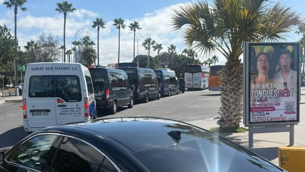 tenerife sud reunion urgence aena restriction bus