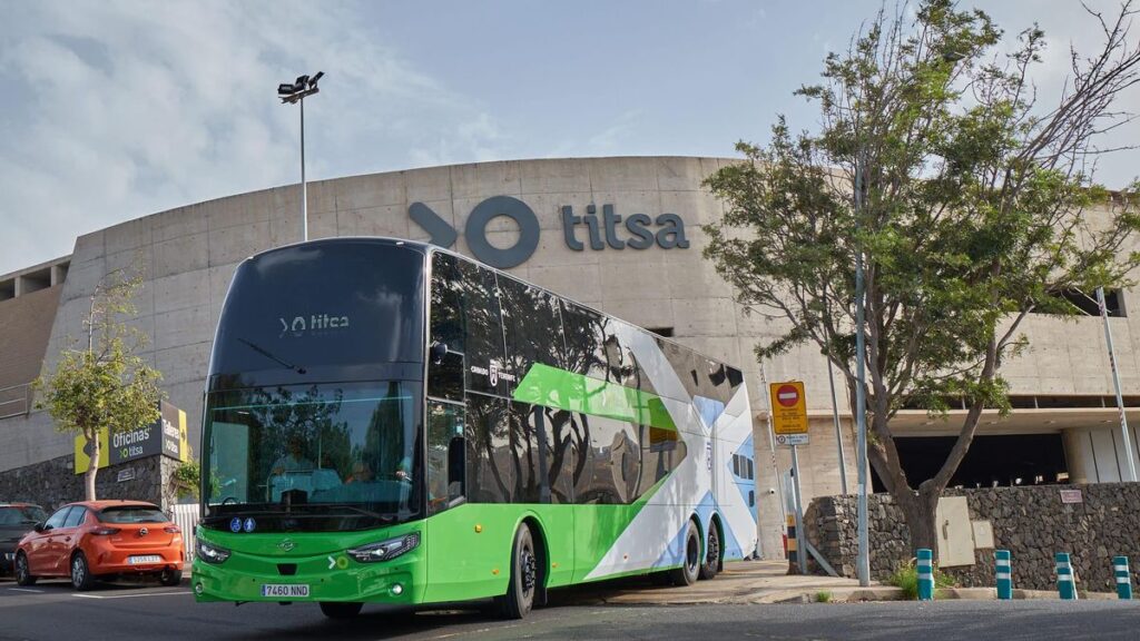 titsa bus a imperiale tenerife lignes 100 108