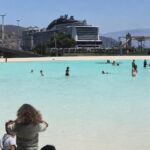 baignade interdite touristes place espagne tenerife