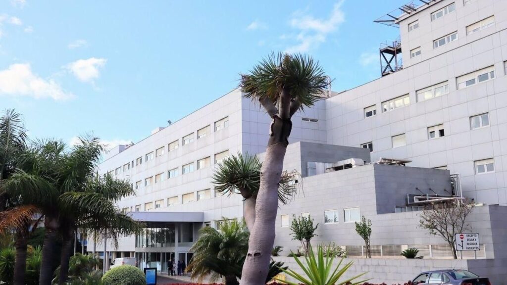 echafaudage effondrement pietonne santa cruz tenerife