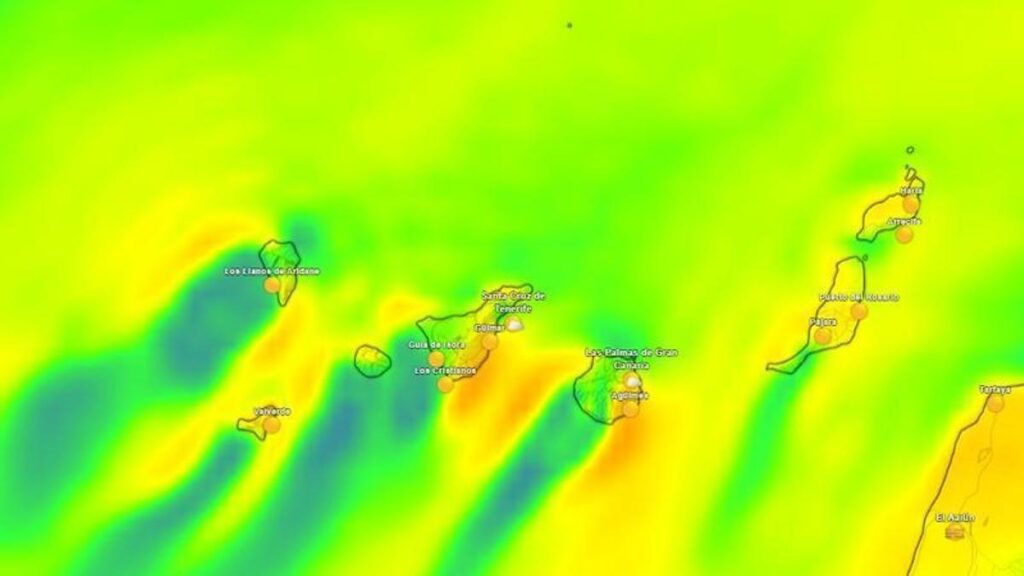 meteo tenerife canaries samedi 30 degres vent