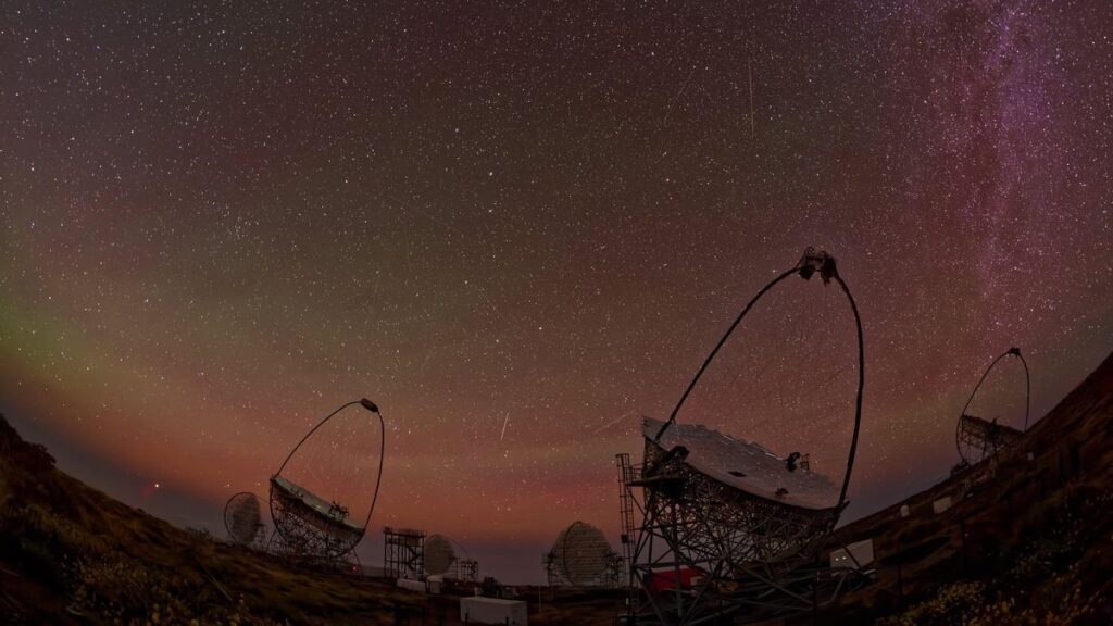 record cosmique la palma rayons gamma lointains