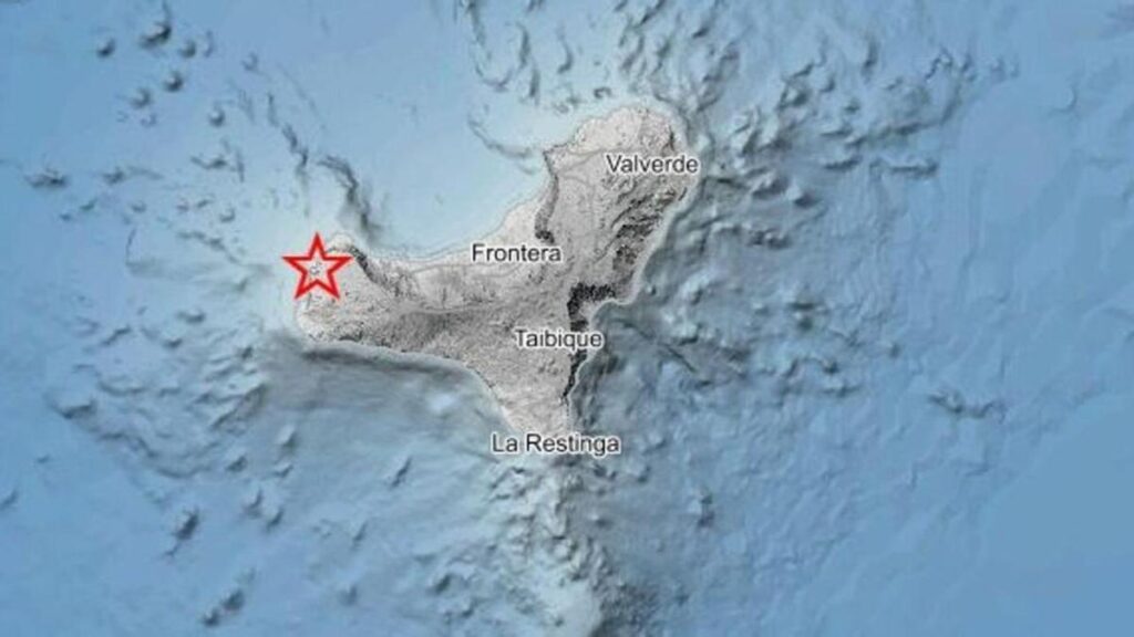 seisme el hierro tenerife lundi 10 aout 2026