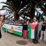 tenerife mobilisation contre israel water polo