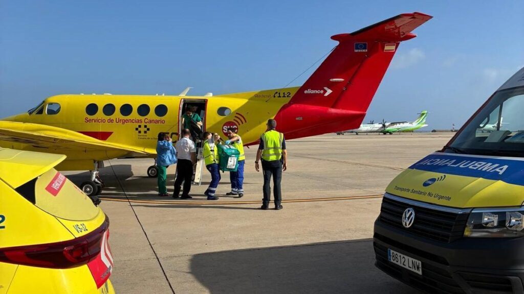 transplantations canaries helicopteres suc organes