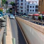 voiture abandonnee parasol tunnel santa cruz tenerife