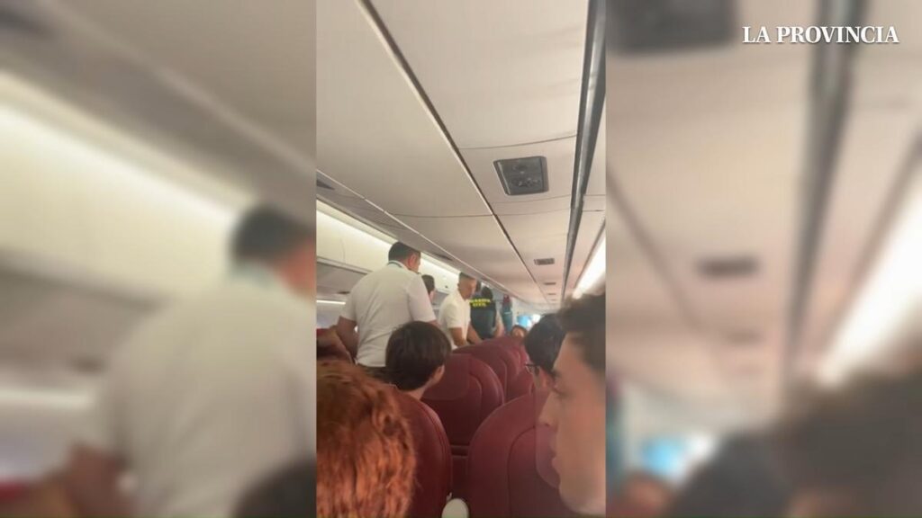 vol binter detourne jerez passager perturbateur