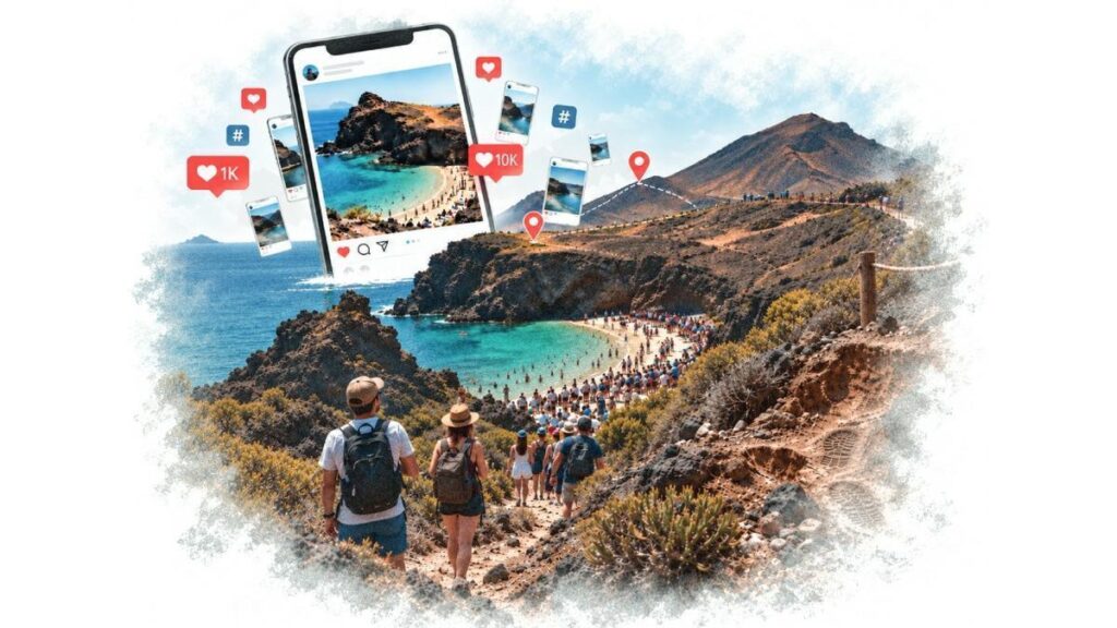 canaries tourisme photo reseaux sociaux dangers