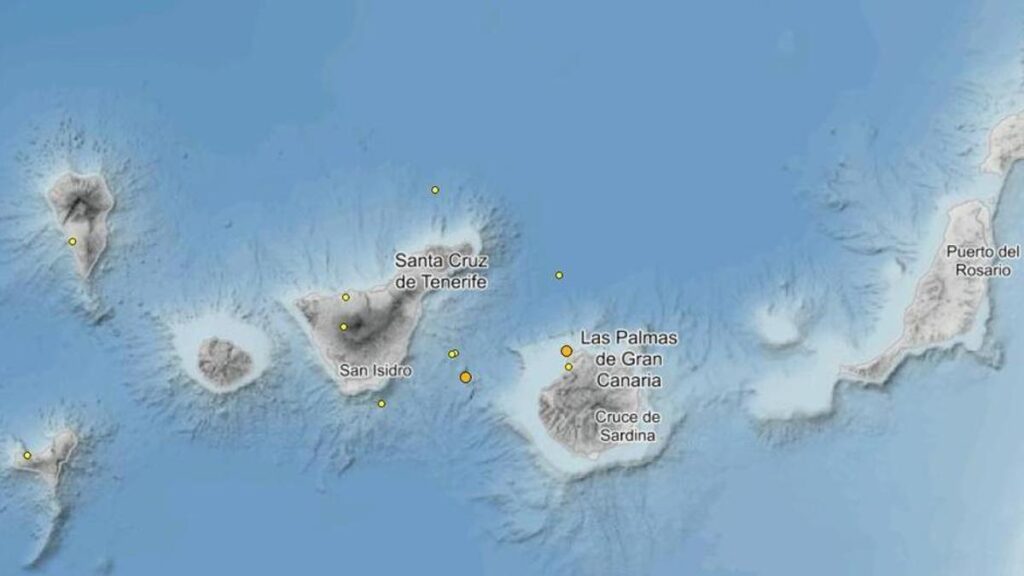 douze seismes deux jours iles canaries