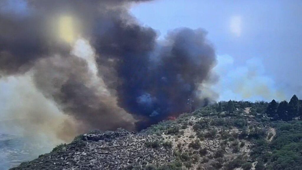 incendie telde los cazadores gran canaria