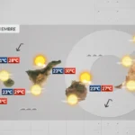 meteo canaries lundi chaleur calima