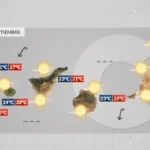 meteore canaries vendredi chaleur calima