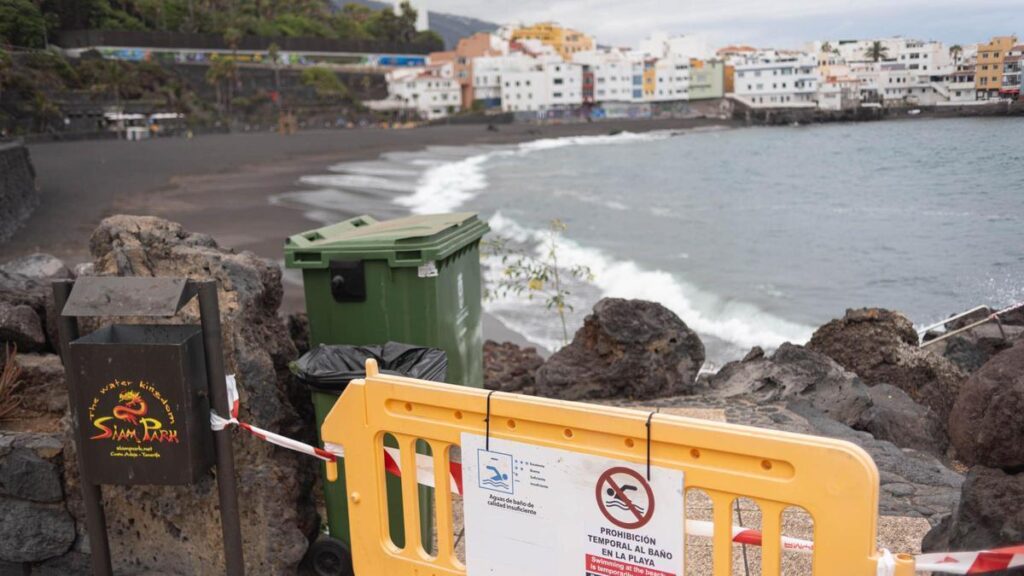 playa jardin fermeture pollution puerto cruz