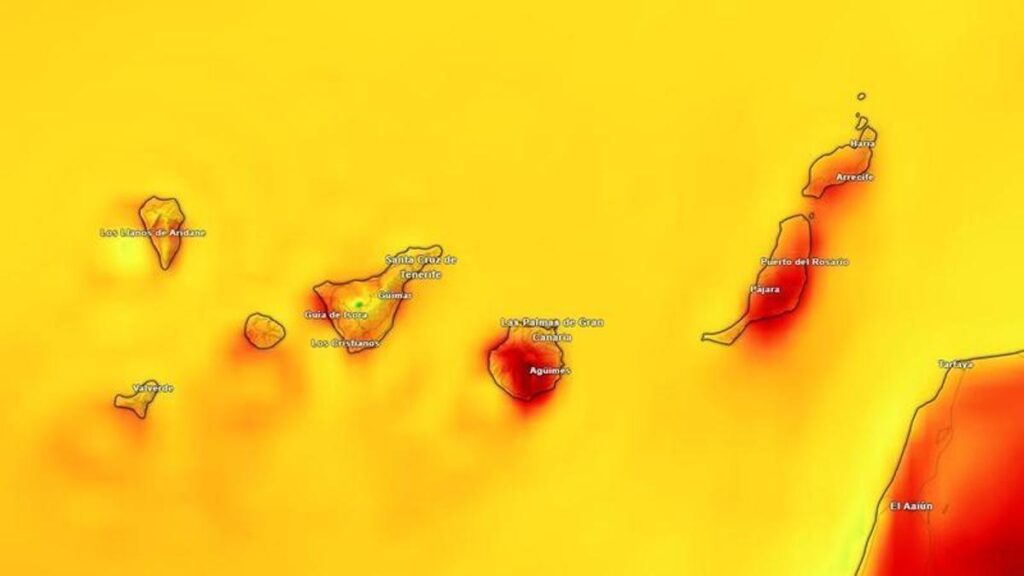 tenerife chaleur calima orages samedi