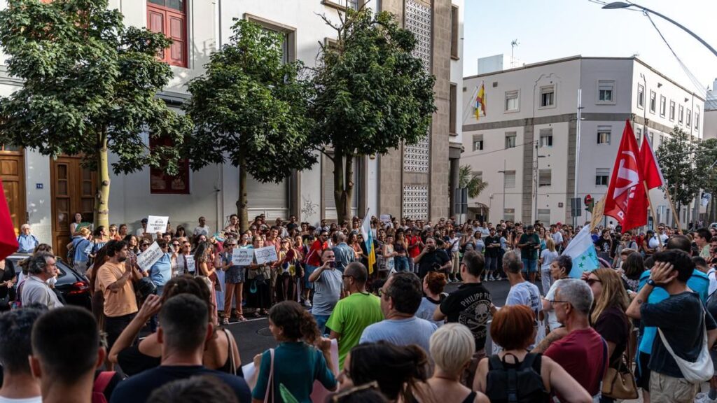 tenerife mobilisation contre expulsion granadilla
