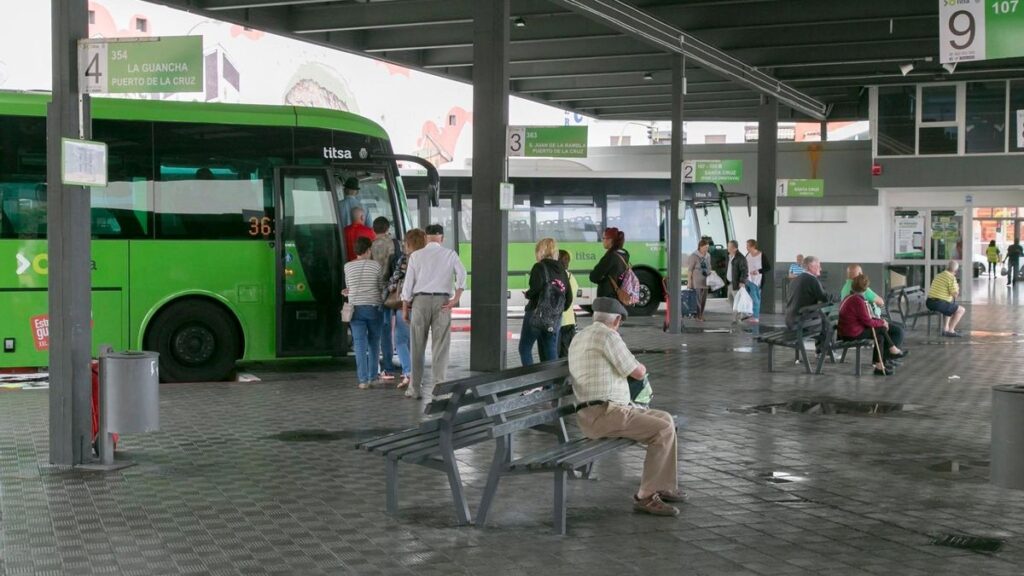 tenerife nouvelle ligne bus 464 nord sud