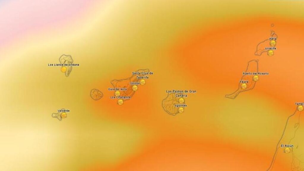 calima chaleur meteo iles canaries dimanche