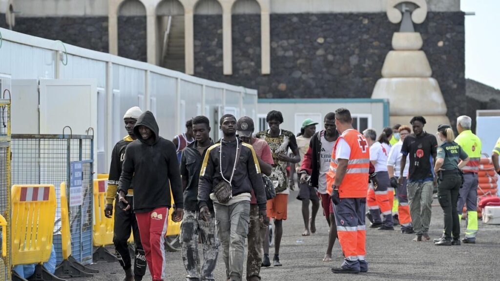 el hierro 568 migrants quatre pirogues